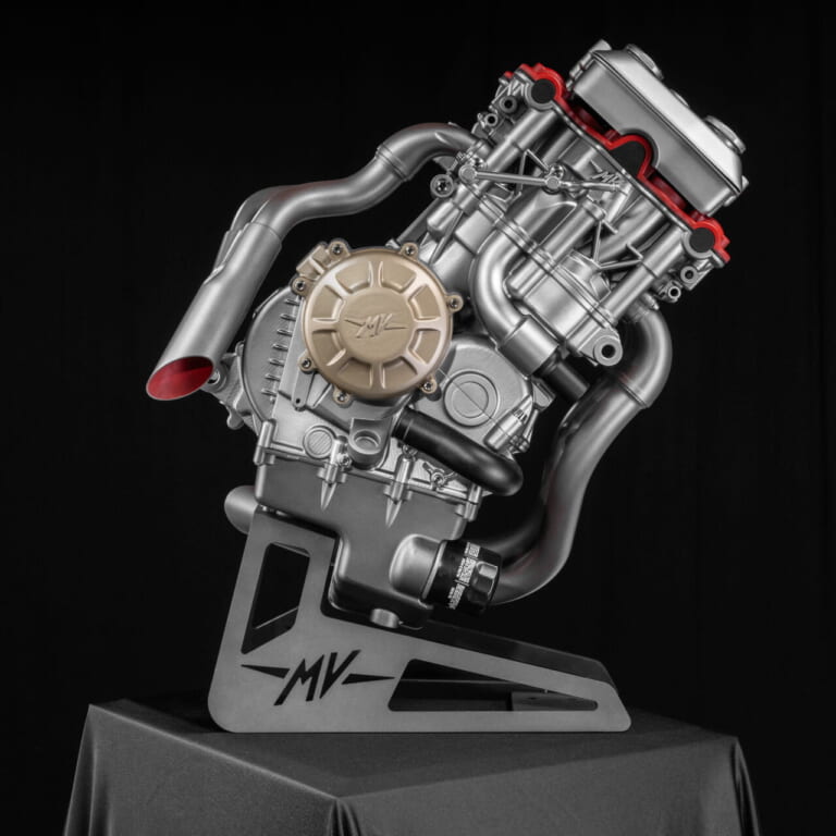 MV AGUSTA 5-CYLINDER ENGINE CONCEPT “QUADRATO”|新設計5気筒エンジン!! MVアグスタがEICMAで3本カムシャフトのエンジンコンセプトを発表!