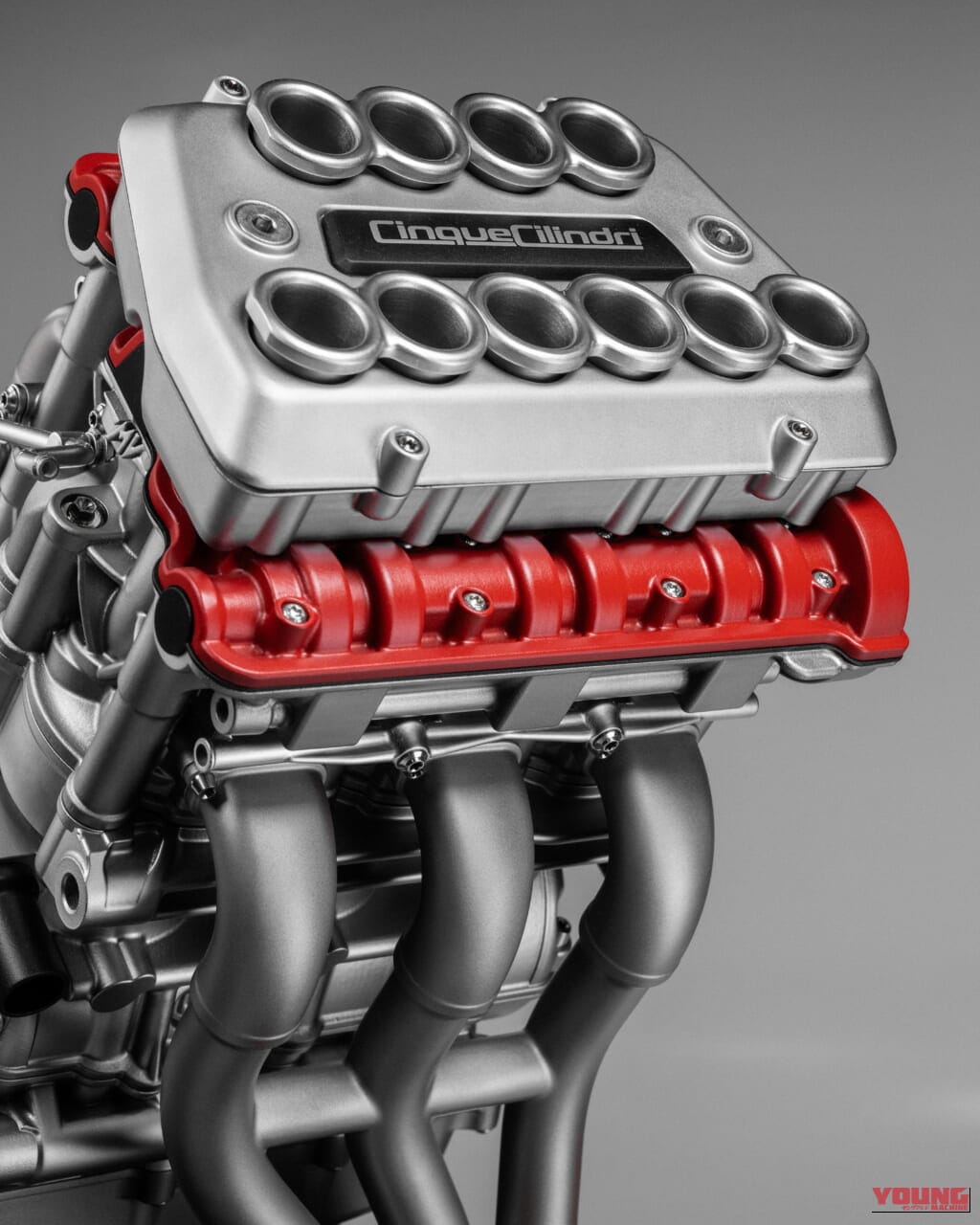 MV AGUSTA 5-CYLINDER ENGINE CONCEPT “QUADRATO”｜新設計5気筒エンジン!! MVアグスタがEICMAで3本カムシャフトのエンジンコンセプトを発表!