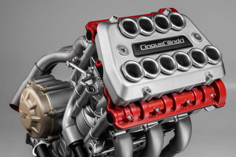 MV AGUSTA 5-CYLINDER ENGINE CONCEPT “QUADRATO”|新設計5気筒エンジン!! MVアグスタがEICMAで3本カムシャフトのエンジンコンセプトを発表!