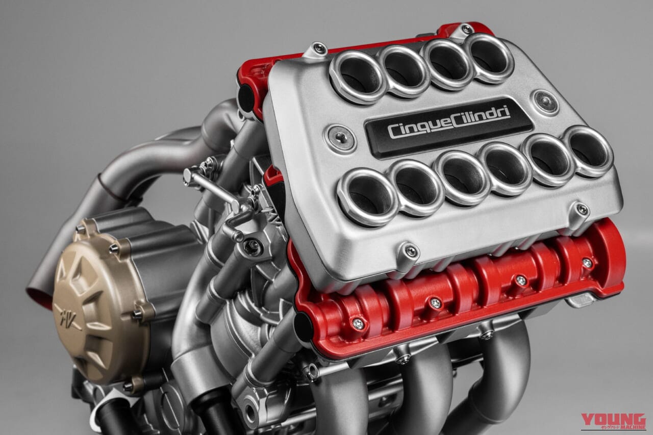 MV AGUSTA 5-CYLINDER ENGINE CONCEPT “QUADRATO”｜新設計5気筒エンジン!! MVアグスタがEICMAで3本カムシャフトのエンジンコンセプトを発表!