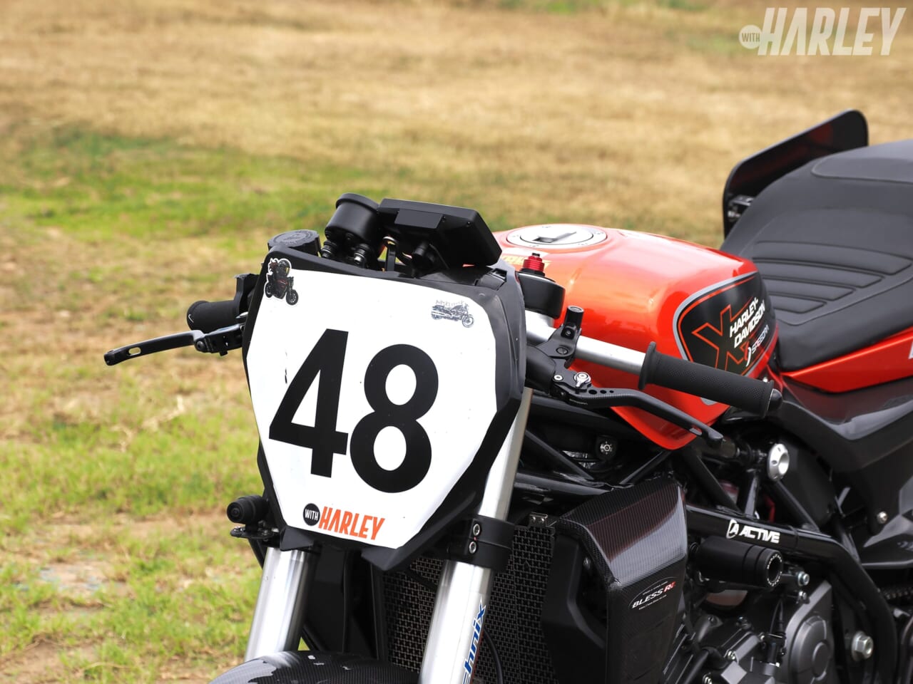 X350｜ゼッケン｜性能だけでなくスタイルも追求。よりディープにハーレー中型車のX350をいじる!