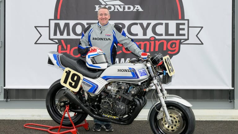 「#19は身体の一部」フレディ・スペンサー、伝説のCB750Fデイトナレーサーを語る【エンジン始動動画付き】