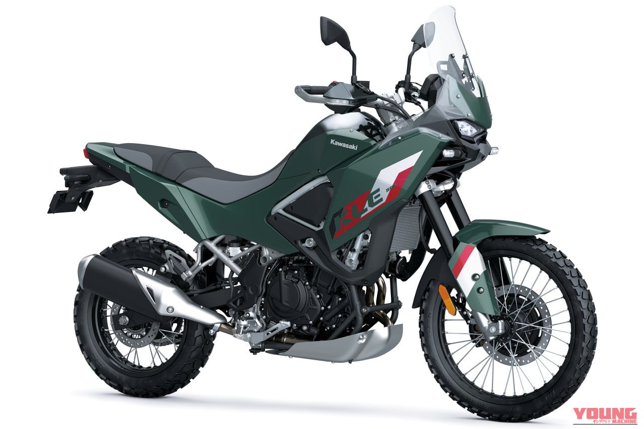 カワサキ｜KLE500｜輸出仕様｜2026年モデル｜【新型発表】カワサキ(KAWASAKI)新型アドベンチャー「KLE500」を発表！ 上位版「KLE500 SE」はTFTメーターや大型スクリーンも装備〈海外〉