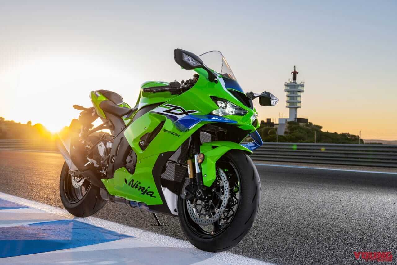 カワサキ|ニンジャZX-10R|欧州仕様|カワサキ新型「ニンジャZX-10R/RR」登場! ダウンフォース25%向上の大型ウイングレットやTFTメーターを新採用【海外】