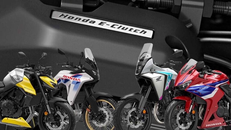 Eクラッチ普及計画発動! ホンダがEクラッチ新搭載の5車を発表、日本では400ccクラスに展開か
