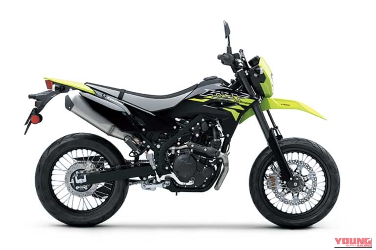 KLX230SM(‘26)|【新型試乗】カワサキ KLX230シェルパSは「軽く小さく初心者にも優しい」。レーシング女子・岡崎静夏の軽アドベンチャー&オフロード一気試乗