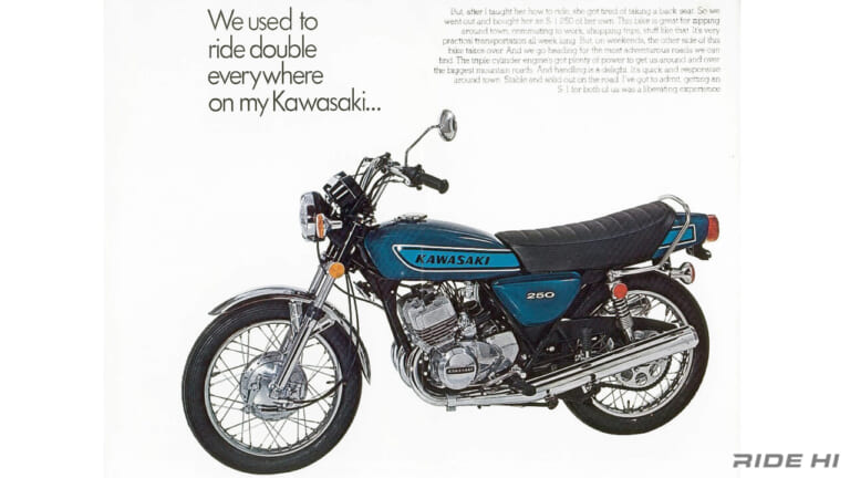 KAWASAKI 250SS KH250 1972～1982model｜「走るとき最後尾な！」「250SSから進化」KH250の希少な2スト3気筒は海外でも評判に！