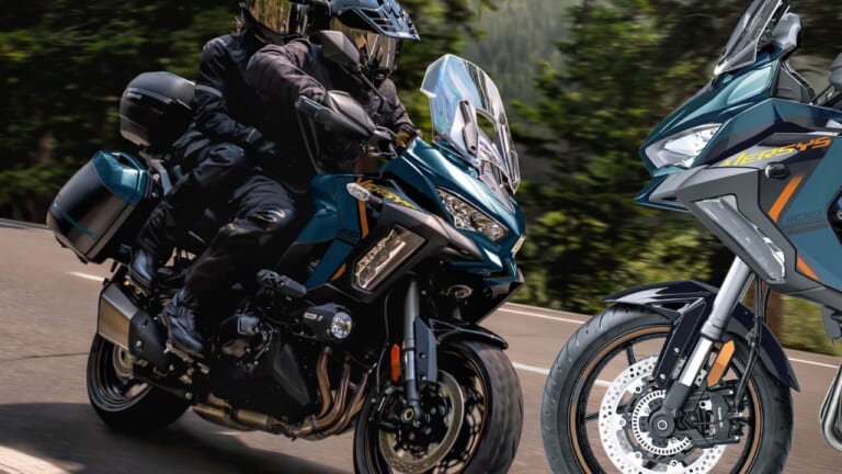 カワサキが「ヴェルシス1100 SE」の2026年モデルを12/20に発売！ ETC2.0標準搭載の前後17インチ・クロスオーバー