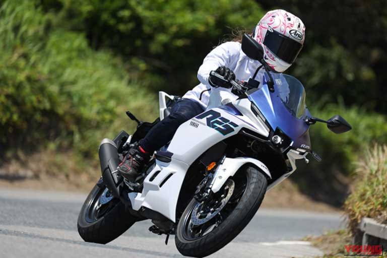YAMAHA YZF-R25|「レーシーだけど気軽に乗れる万能系スポーツ!」レーシング女子・岡崎静夏のヤマハ「YZF-R25」試乗インプレッション