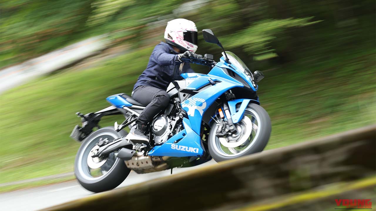 |「気軽に味わえるスポーティテイスト」レーシング女子・岡崎静夏のスズキ「GSX-8R」試乗インプレッション
