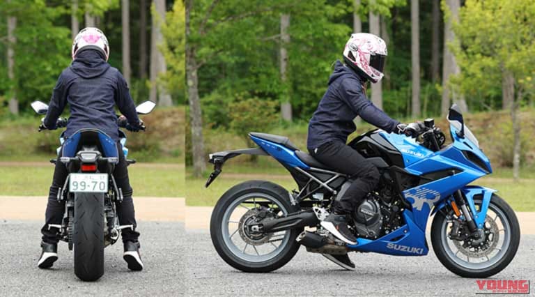 SUZUKI GSX-8R|「気軽に味わえるスポーティテイスト」レーシング女子・岡崎静夏のスズキ「GSX-8R」試乗インプレッション