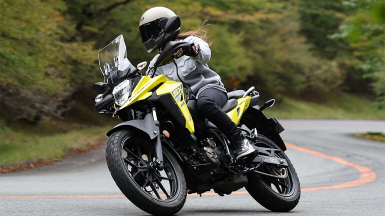 【新型試乗】スズキ(SUZUKI)Vストローム250SXは「オンロードメインで楽しむ扱いやすいツアラーモデル」!