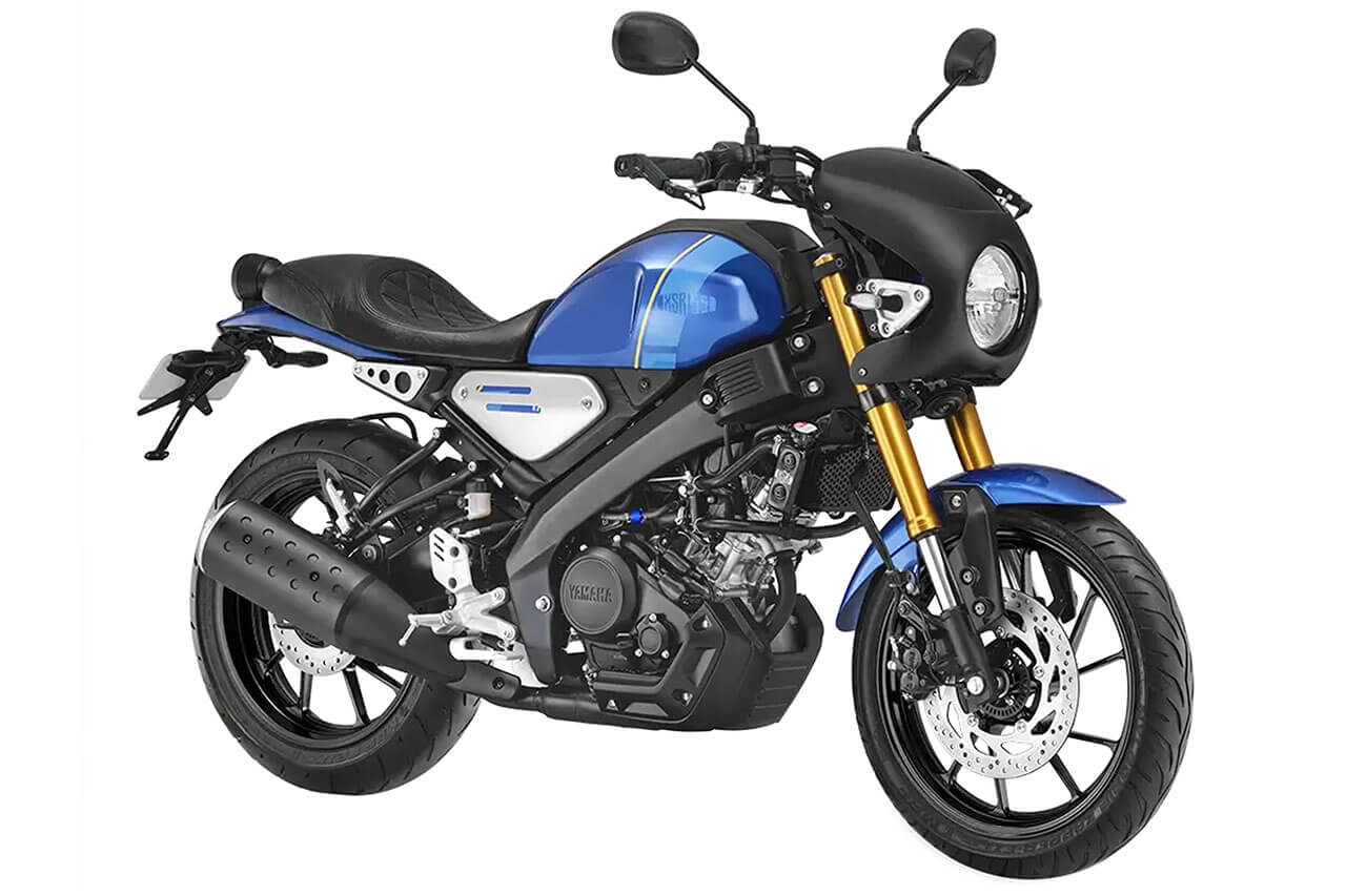 ヤマハ｜XSR155｜インド仕様｜「カフェレーサー＆スクランブラーも」印ヤマハが「XSR155」を初導入！ 可変バルブ、スマホ接続など全部盛りのスポーツヘリテイジ