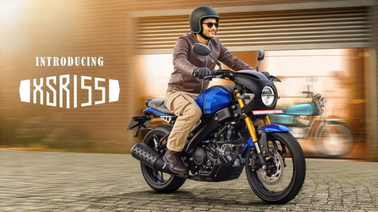 ヤマハ|XSR155|インド仕様|「カフェレーサー&スクランブラーも」印ヤマハが「XSR155」を初導入! 可変バルブ、スマホ接続など全部盛りのスポーツヘリテイジ