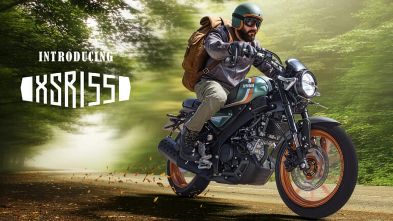 ヤマハ|XSR155|インド仕様|「カフェレーサー&スクランブラーも」印ヤマハが「XSR155」を初導入! 可変バルブ、スマホ接続など全部盛りのスポーツヘリテイジ