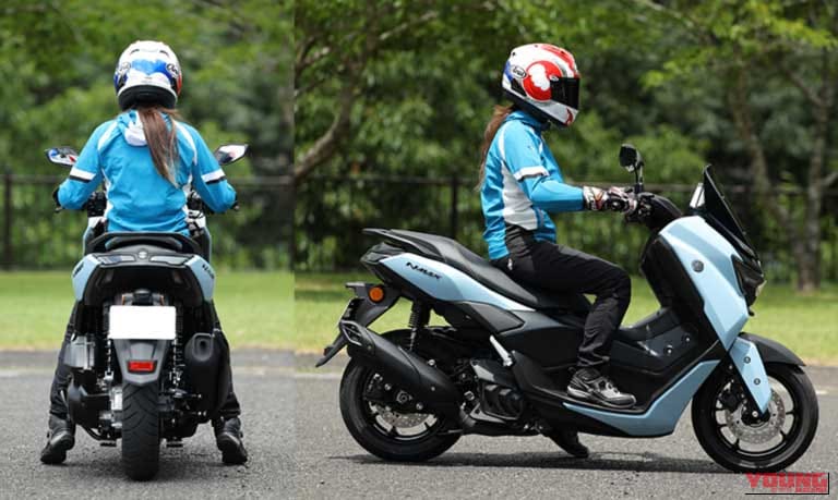 YAMAHA NMAX155|ヤマハ「NMAX155」はシフトダウンが効く! レーシング女子・岡崎静夏の試乗インプレッション