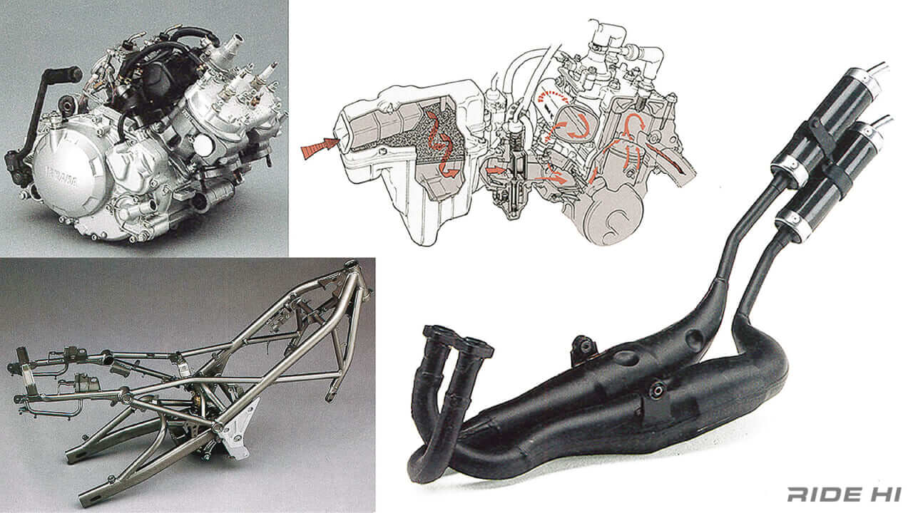 ヤマハ｜R1-Z｜1990｜【2スト旧車】ヤマハ「R1-Z」は心臓部にTZR250系バラツインを搭載し、ヤマハでは異端のワイルドさを誇った