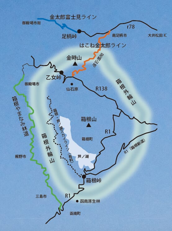 BMW R12G/S GS sport｜BMW R12G/S GSスポーツでツーリング〜足柄／裏箱根南北縦走行(神奈川県／静岡県)