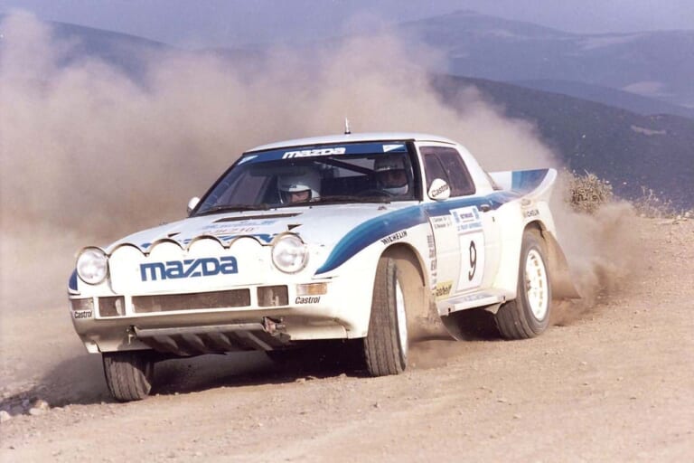 マツダ｜RX-7 Evo Gr.B｜12000rpm回る!? ロータリー！ 40年前のWRCグループB仕様・マツダ「RX-7 Evo Gr.B」絶品コンディションのノンレース車