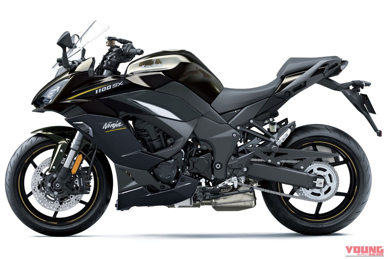 |今度のニンジャはゴールドの差し色! カワサキが「ニンジャ1100SX/SE」の2026年モデルを1月17日に発売