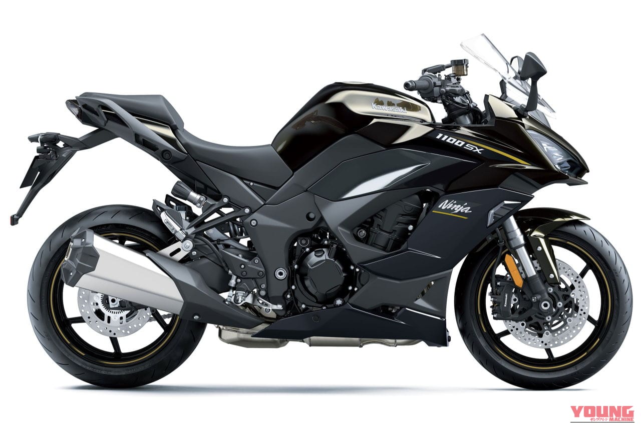 ｜今度のニンジャはゴールドの差し色！ カワサキが「ニンジャ1100SX/SE」の2026年モデルを1月17日に発売