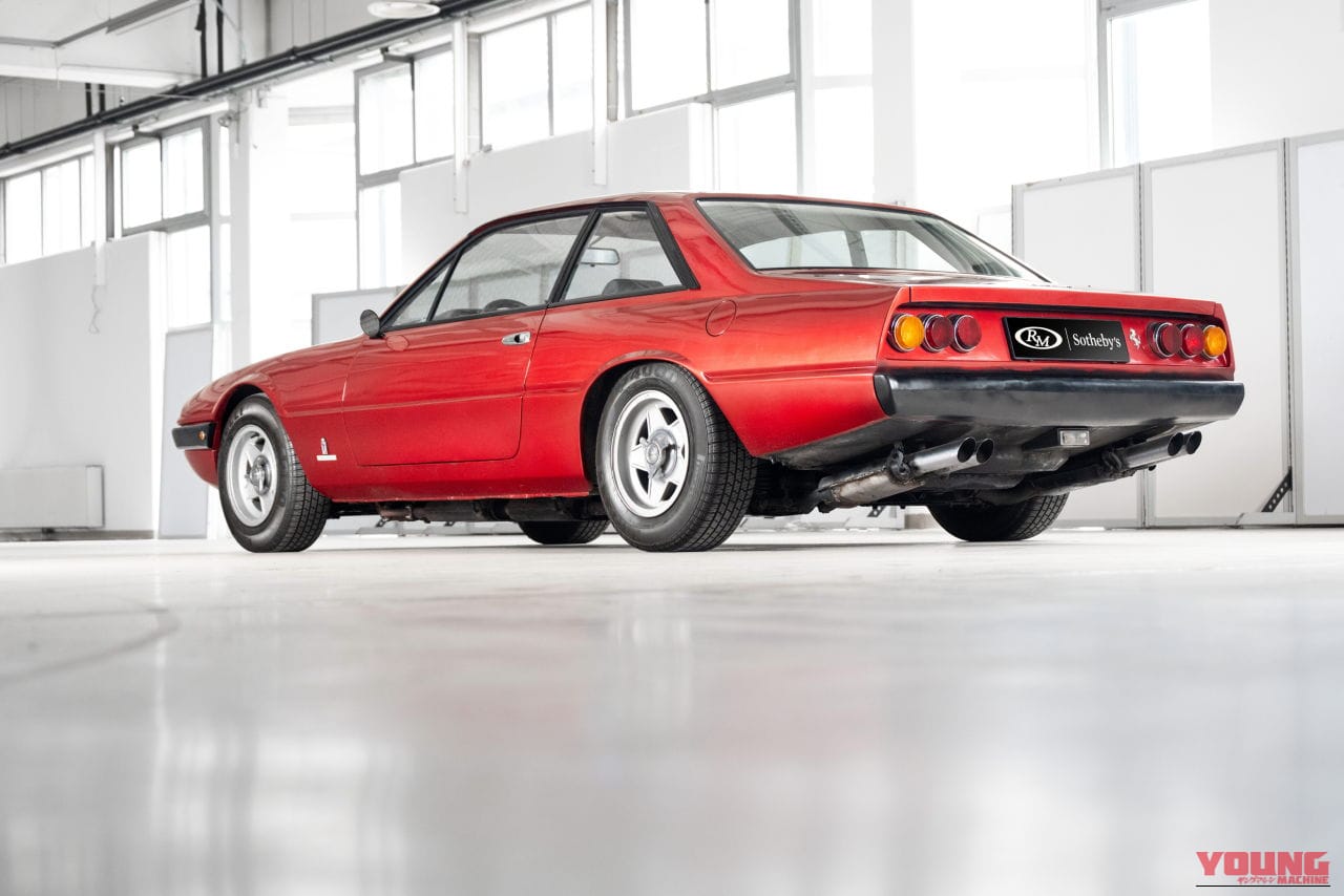 フェラーリ｜365GT4 2+2｜落札価格は4000万円?! ニキ・ラウダが職場への足として使ったフェラーリの4座2ドアクーペ