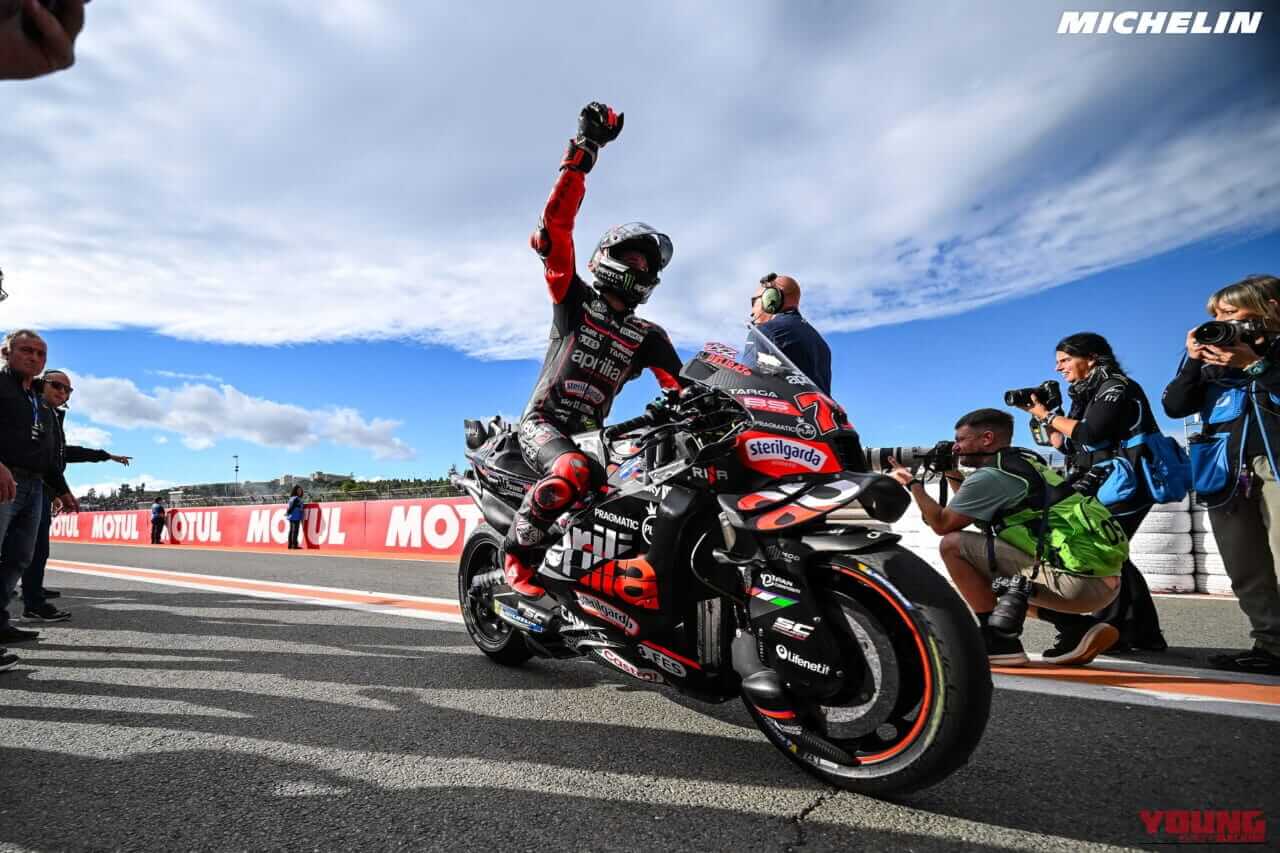 マルコ・ベゼッキ|Aprilia Racing|世界GP王者・原田哲也のバイクトーク Vol.153「2025年MotoGPをランキング順に語っていく」