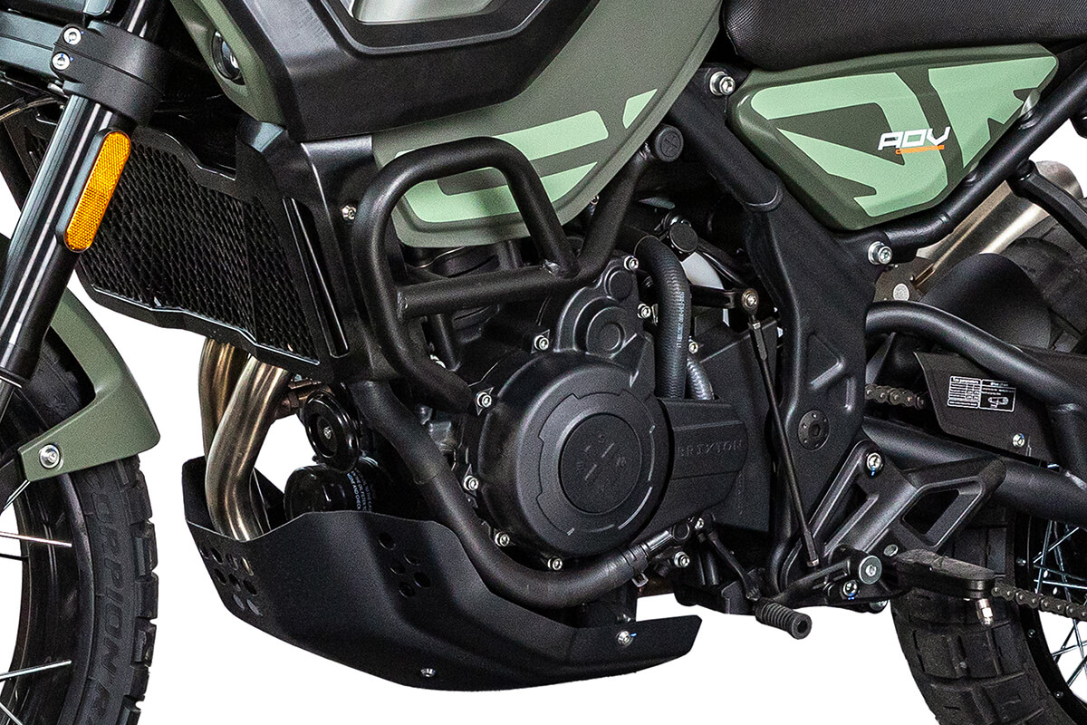 BRIXTON|CROSSFIRE500STORR|サイドガード|唯一無二!新時代のアドベンチャーモデル・ブリクストン ストー(BRIXTON STORR)