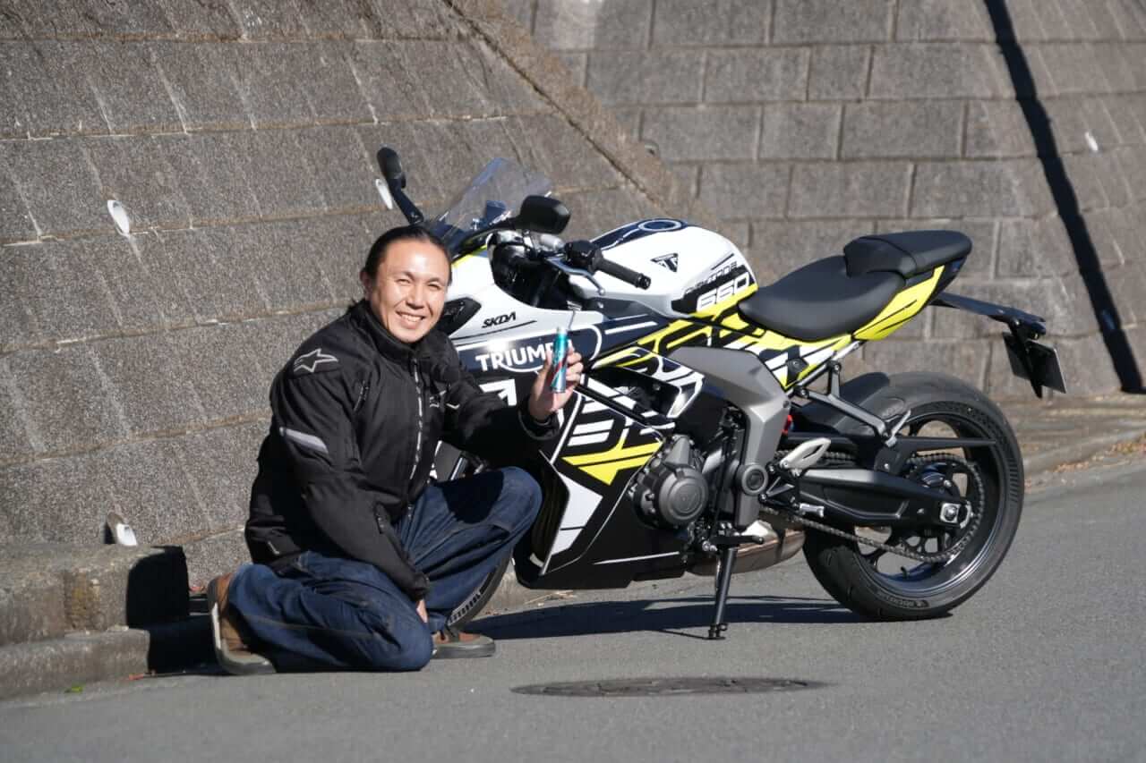 シュアラスターLOOPパワーショット×DAYTONA660｜シュアラスターLOOPパワーショット「ザ・体感!!」トライアンフ(TRIUMPH) デイトナ660編