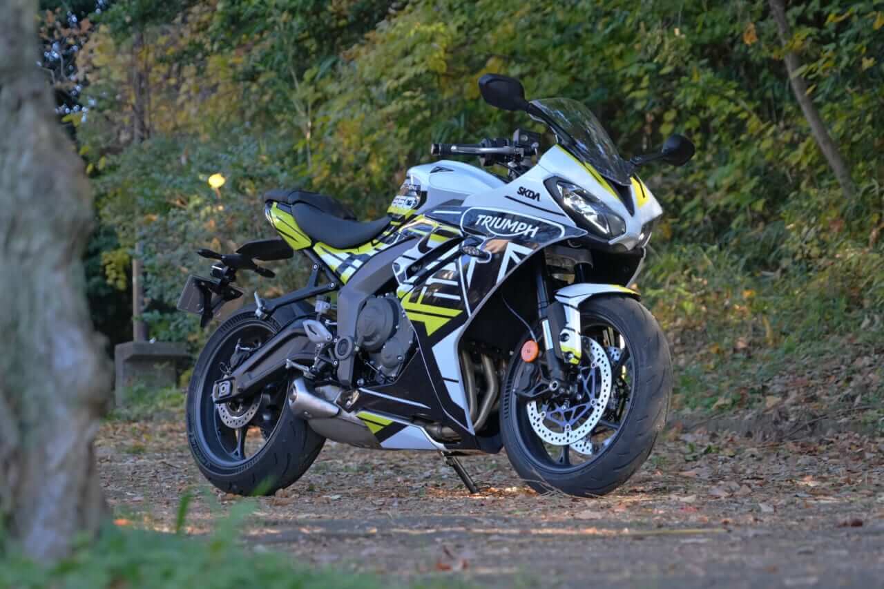 シュアラスターLOOPパワーショット×DAYTONA660｜シュアラスターLOOPパワーショット「ザ・体感!!」トライアンフ(TRIUMPH) デイトナ660編