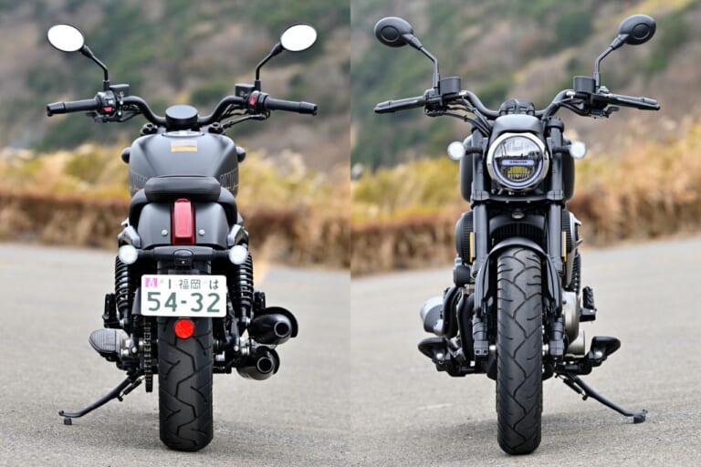 QJモーター|SRV250A|【新車試乗】「この見た目でオートマ?!」水冷Vツイン搭載の軽二輪クルーザー「QJMOTOR SRV250A」はクラス初『AMT』搭載【インプレッション】