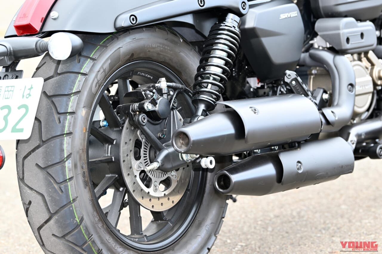 |【新車試乗】「この見た目でオートマ?!」水冷Vツイン搭載の軽二輪クルーザー「QJMOTOR SRV250A」はクラス初『AMT』搭載【インプレッション】