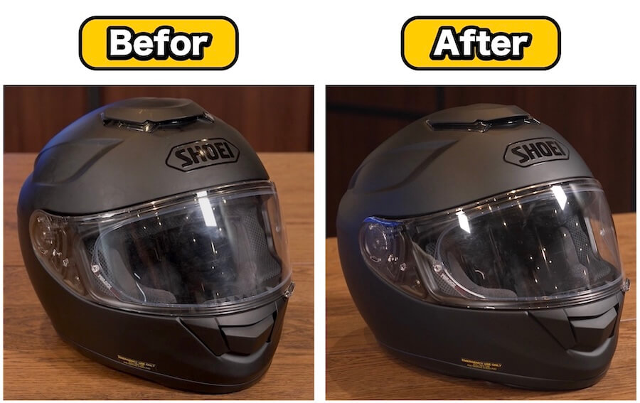ヘルメットメンテナンス方法解説｜購入時の質感が蘇る! ツヤ消しマットタイプヘルメットかんたんメンテナンス方法解説