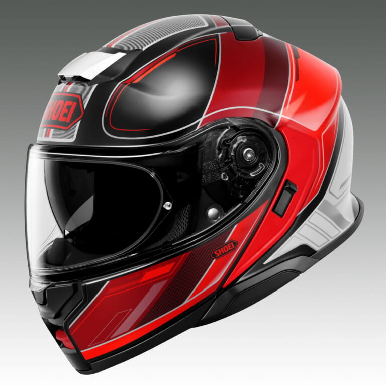 SHOEI NEOTEC3 SHARPEN｜「フルフェイスとオープンフェイスを兼ねる」SHOEIのシステムヘルメット「ネオテック3」に新グラフィック「SHARPEN」登場！ 3月発売