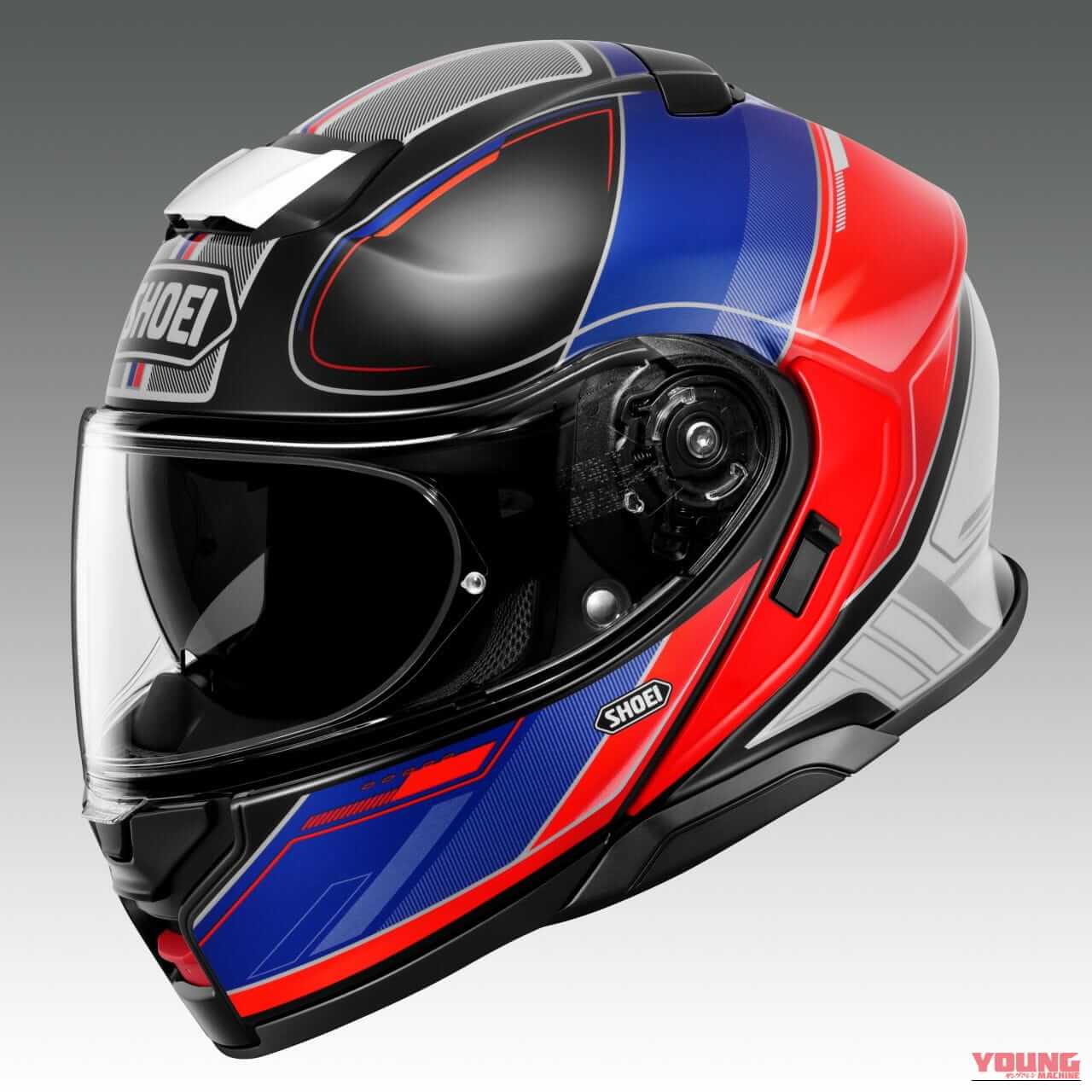 SHOEI NEOTEC3 SHARPEN｜「フルフェイスとオープンフェイスを兼ねる」SHOEIのシステムヘルメット「ネオテック3」に新グラフィック「SHARPEN」登場！ 3月発売