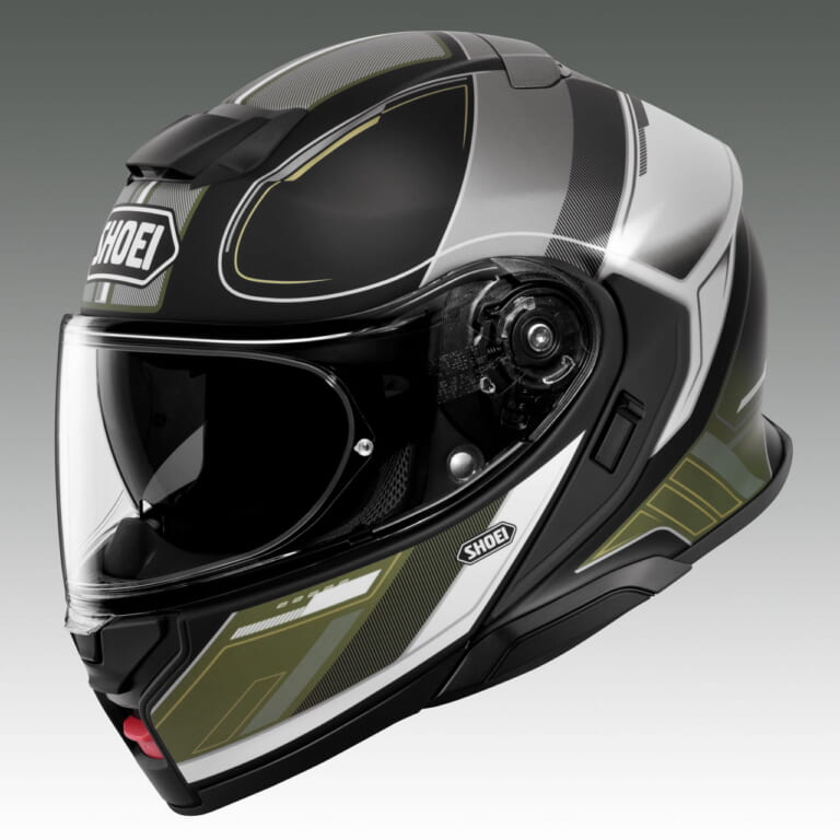 SHOEI NEOTEC3 SHARPEN｜「フルフェイスとオープンフェイスを兼ねる」SHOEIのシステムヘルメット「ネオテック3」に新グラフィック「SHARPEN」登場！ 3月発売