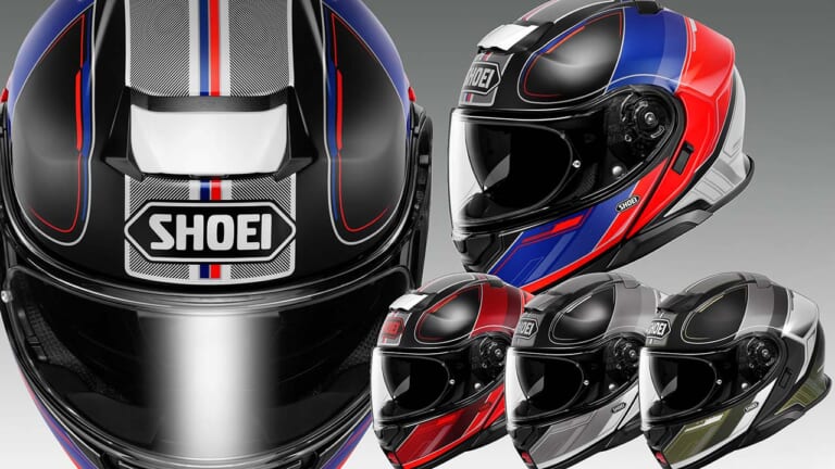 「フルフェイスとオープンフェイスを兼ねる」SHOEIのシステムヘルメット「ネオテック3」に新グラフィック「SHARPEN」登場！ 3月発売（2ページ目）