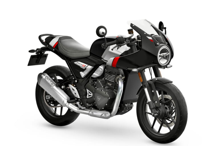 トライアンフ｜スラクストン400｜206年モデル｜【普通二輪免許で乗れる】トライアンフ「スラクストン400」「トラッカー400」見参!! 本日より予約受付開始！