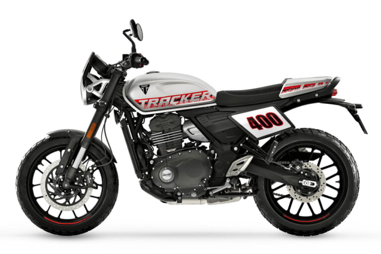 トライアンフ｜トラッカー400｜206年モデル｜【普通二輪免許で乗れる】トライアンフ「スラクストン400」「トラッカー400」見参!! 本日より予約受付開始！