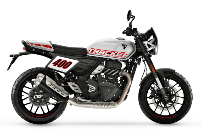 トライアンフ｜トラッカー400｜206年モデル｜【普通二輪免許で乗れる】トライアンフ「スラクストン400」「トラッカー400」見参!! 本日より予約受付開始！