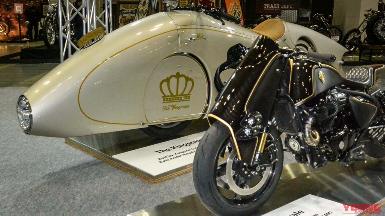 【ホットロッドショー】ロイヤルエンフィールド「ショットガン650」が大化け! 昨季アワード3冠のマシンも登壇