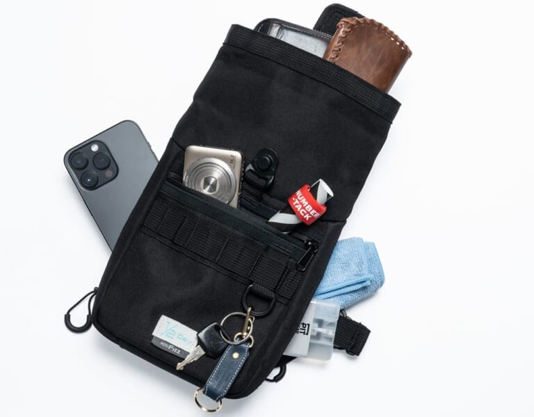 ハーフデイツーリングホルスター｜超速3秒装着！ショートツーリング専用ホルスターバッグ「ハーフデイツーリングホルスター」がタナックスから発売！