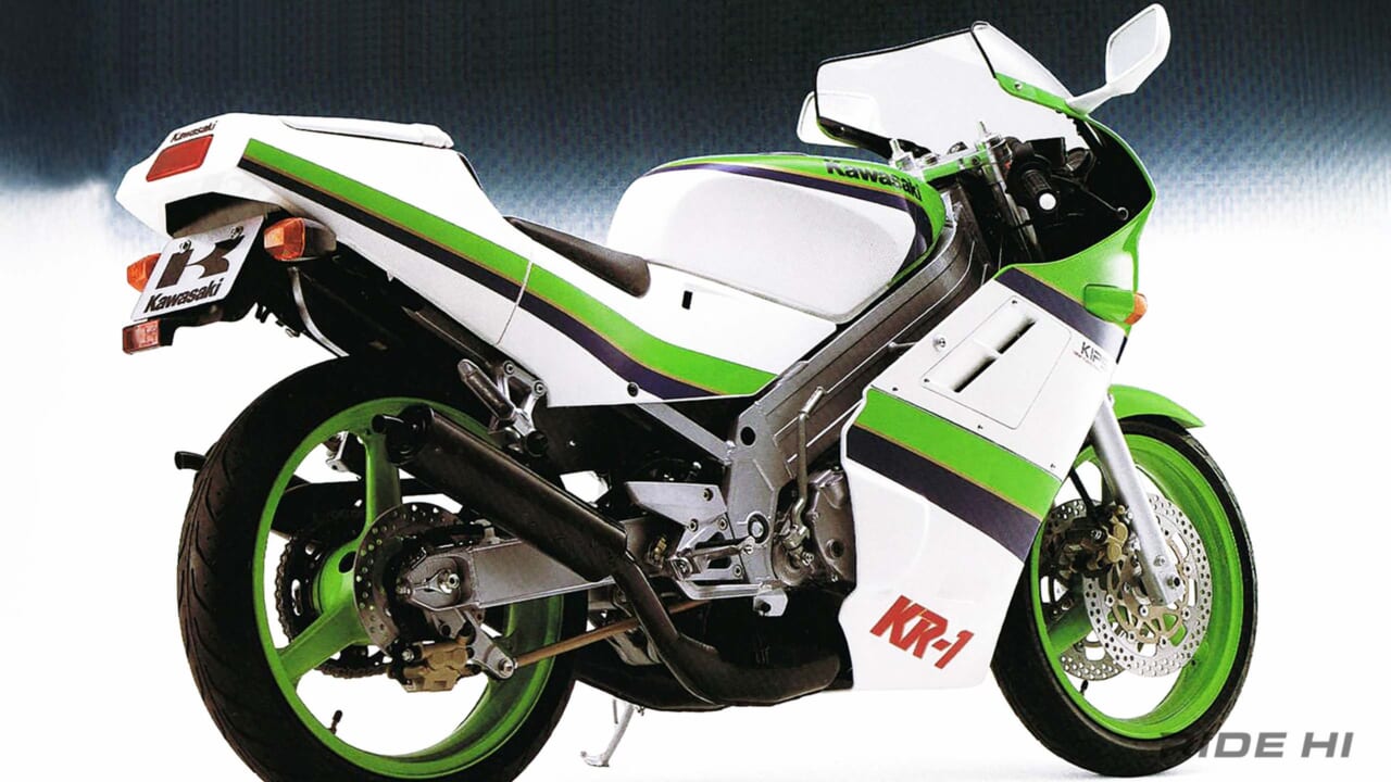 「カワサキ最後の2ストレプリカ」超前傾シリンダーの並列ツイン KR-1 はSPレースの勝利に心血を注いだ