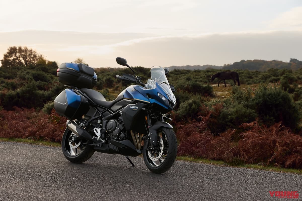 Triumph TIGER SPORT 800 TOUR|【新型外車】トライアンフ(Triumph) TIGER SPORT 800 TOUR登場! 106L積載の最強”旅”ミドルツアラー