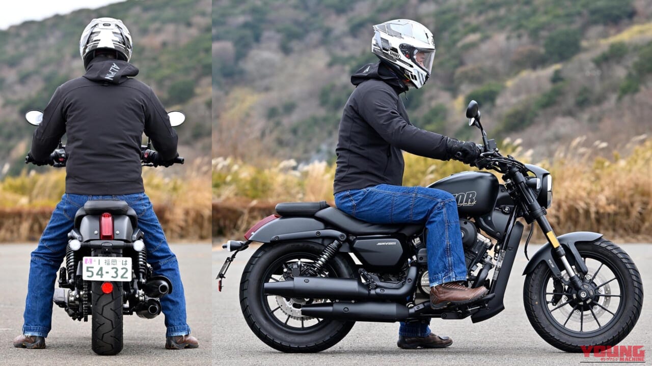 QJモーター|SRV250A|【新車試乗】「この見た目でオートマ?!」水冷Vツイン搭載の軽二輪クルーザー「QJMOTOR SRV250A」はクラス初『AMT』搭載【インプレッション】