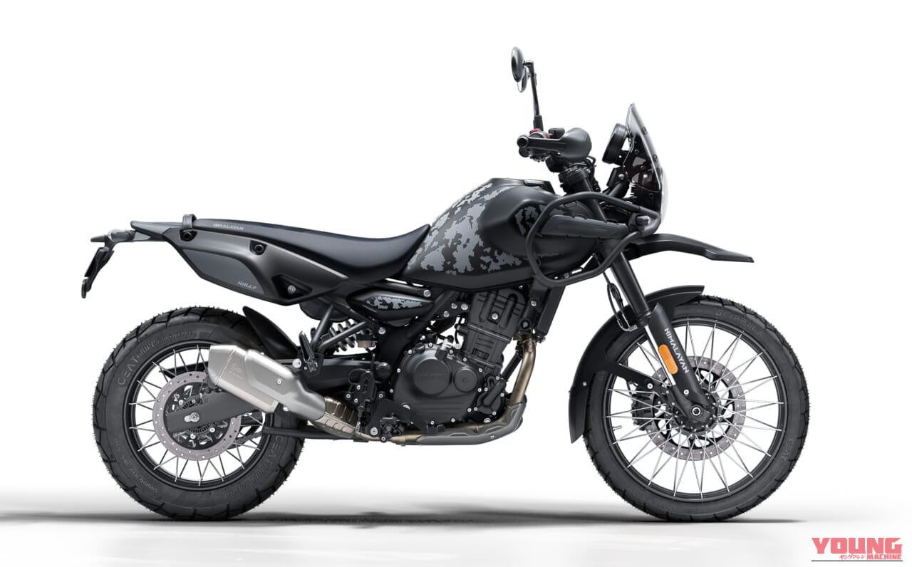 Royal Enfield HIMALAYAN 450 MANA BLACK EDITION|【新型外車】ロイヤルエンフィールド「ヒマラヤ450 マナ・ブラック エディション」登場:限定20台の最高峰アドベンチャー