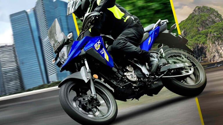 スズキ「V-STROM SX」の2026年モデルが登場! 新色とグラフィック変更で全カラーラインナップ刷新【海外】