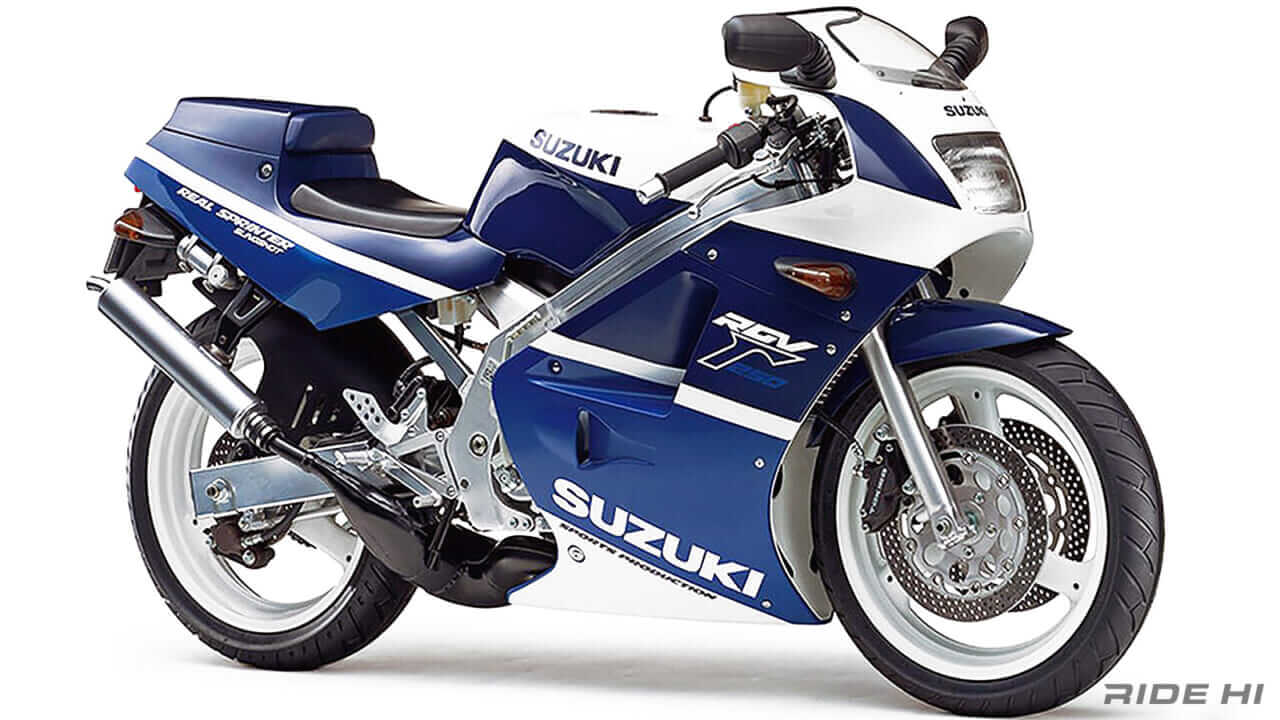 スズキ｜RGV250Γ｜1988｜ペプシからのラッキーストライク！ スズキ「RGV250Γ」は重心からシャシーまでGPマシンの低さで開発された