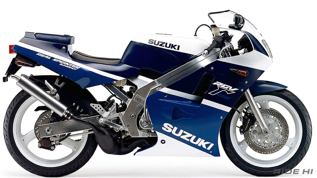 スズキ｜RGV250Γ｜1988｜ペプシからのラッキーストライク！ スズキ「RGV250Γ」は重心からシャシーまでGPマシンの低さで開発された
