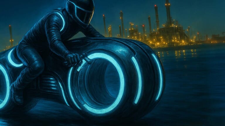 「ぼくの考えた最強のマシン」系?! 『トロン』のマシンをワンオフで再現しちゃった夫婦の話